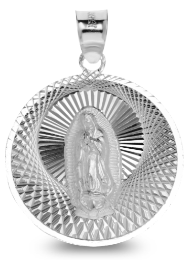 Medalla diamantada 3d chica Virgen de Guadalupe