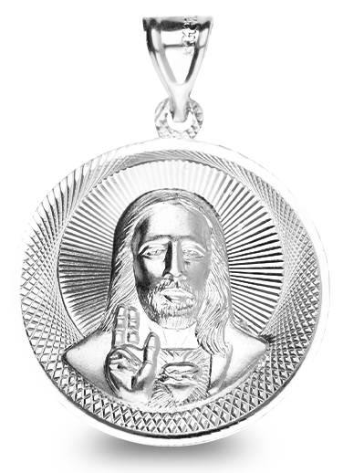Medalla diamantada 3d mini Sagrado Corazón