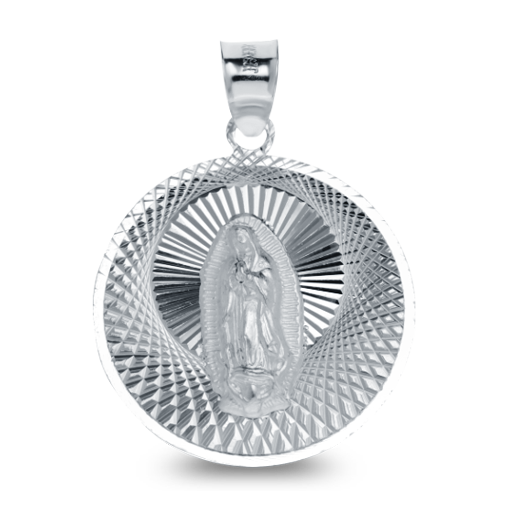 Medalla diamantada 3d mediana Virgen de Guadalupe